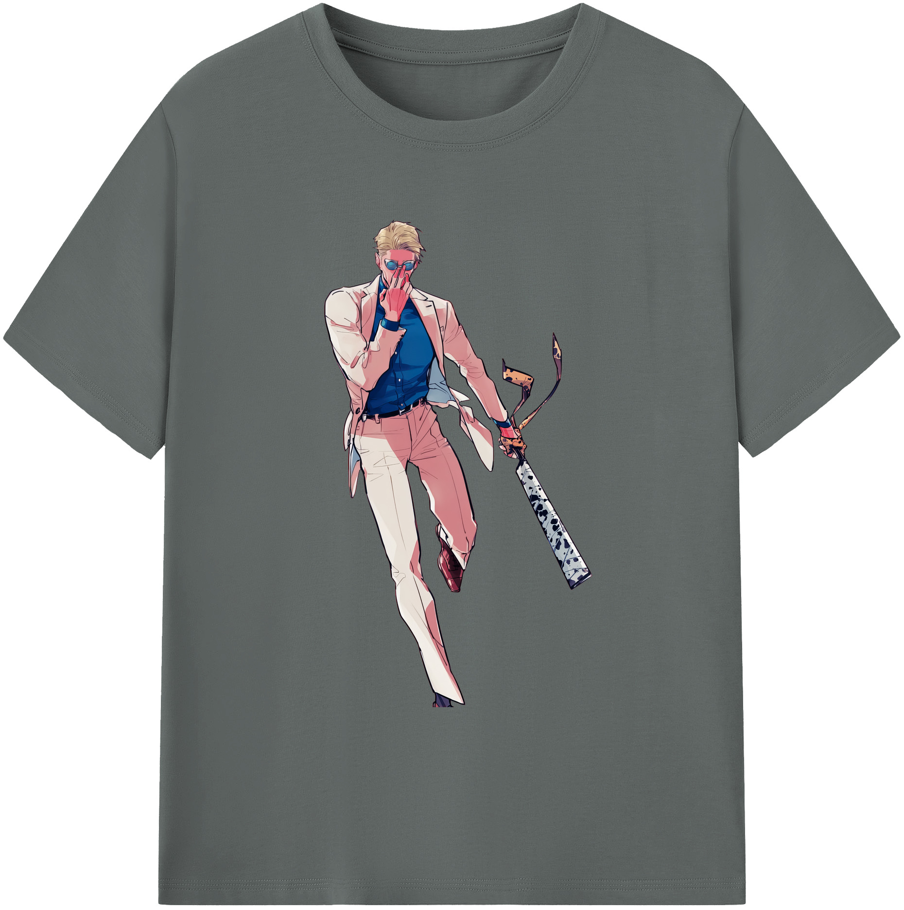 （画像用） 呪術廻戦 Jujutsu Kaisen 綿100％ メンズ半袖Tシャツ｜肌触りやわらか＆通気性